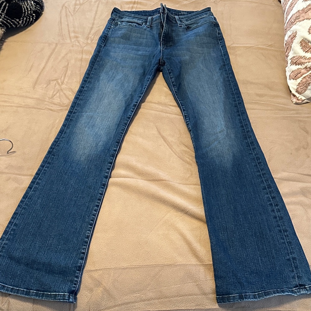 Fidelity Dark Blue Flare Women's Jeans